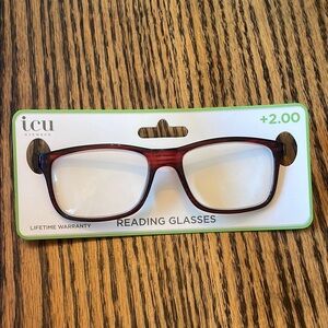 ICU eyewear reading glasses- +2.00